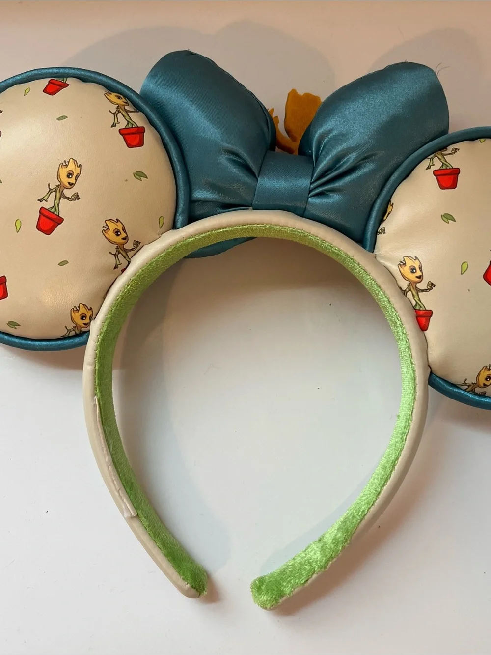 Disney Parks Baby Groot Minnie Mouse Ears Headband Guardians of the Galaxy
